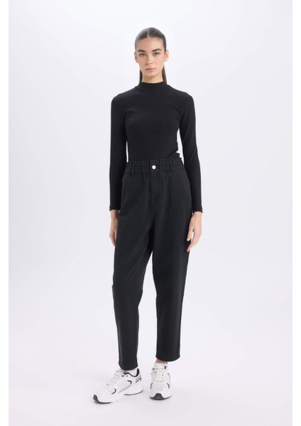 Paperbag Gabardin Kumaş Pantolon Cepli Standart Paça Gabardin Pantolon S2790AZ25SP modelleri