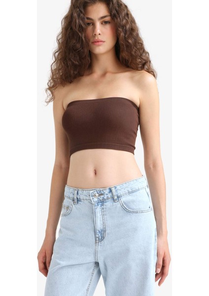 Fitted Seamless Straplez BLUZ F9409AX25HS fırsatları