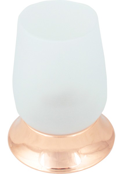 Bakır Set Üstü Buzlu Camlı Diş Fırçalık fiyatları