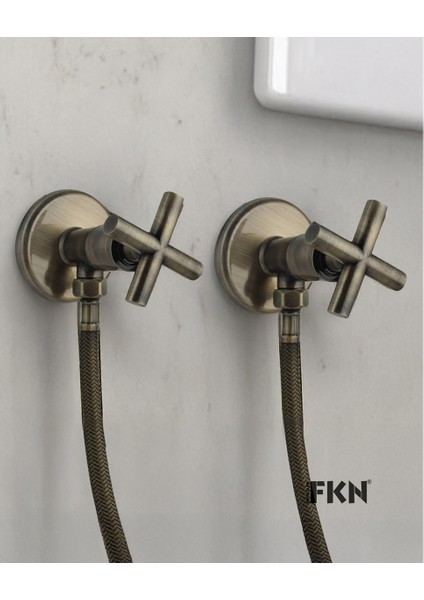 İkili Köşegen Spiralli Antik Taharet Musluk fiyatları