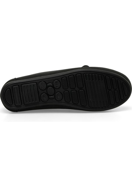 DS20054 4fx Siyah Kadın Loafer