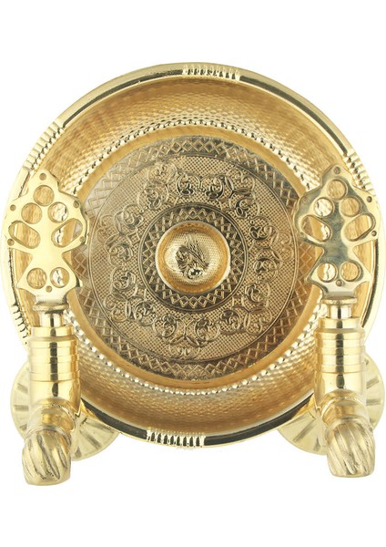 İkili Hamam Taslı Burmalı Sarı Osmanlı Musluk