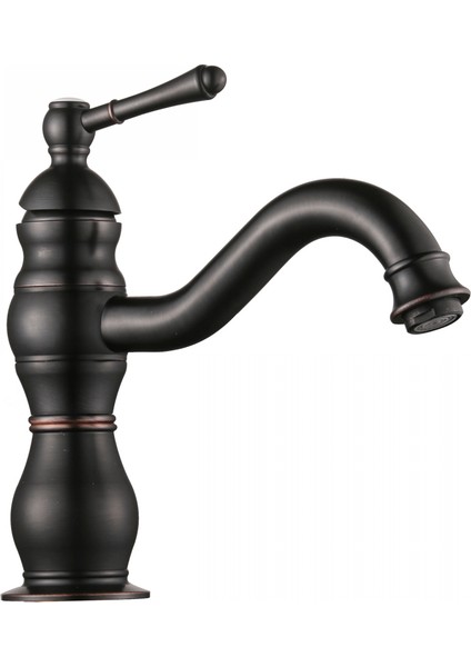 Royal Kısa Siyah Lavabo Bataryası