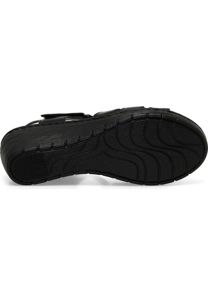 161886.Z4FX Siyah Kadın Comfort Sandalet