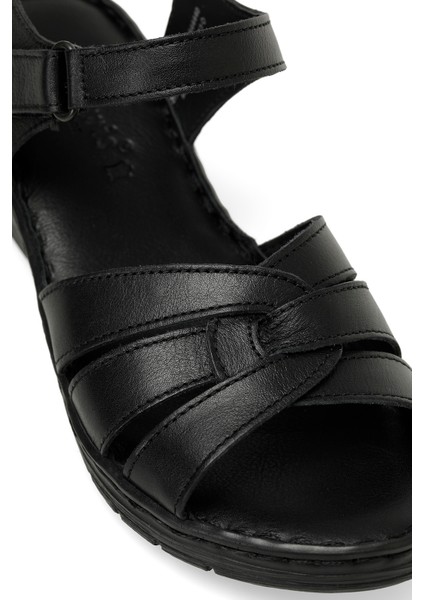 161886.Z4FX Siyah Kadın Comfort Sandalet