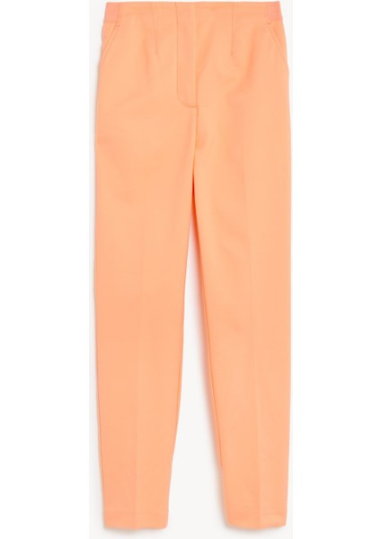 Slim Fit Yüksek Bel Pantolon