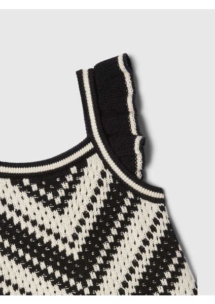 Kız Bebek Siyah Kroşe Örgü Triko Elbise fiyatları