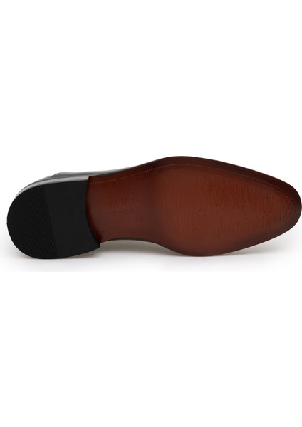 Erkek Siyah Microlight Taban %100 Deri Smokin Ayakkabı 50306894-VR046