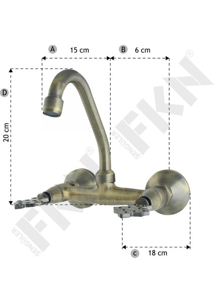 Klasik Antik Lavabo Bataryası modelleri