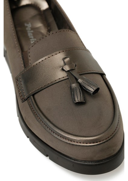 166539.NZ4PR Haki Kadın Loafer