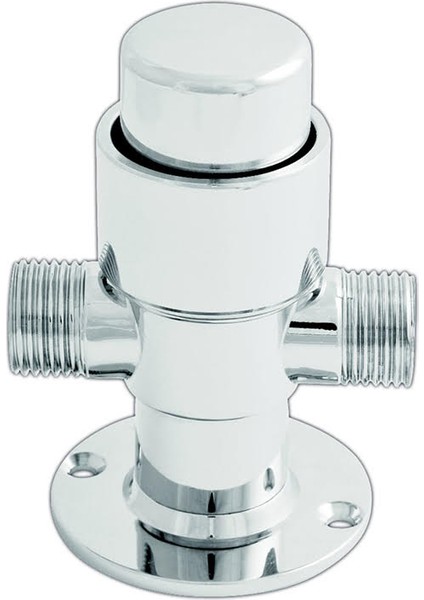 Krom Zaman Ayarlı Sıva Üstü Pisuvar Musluk