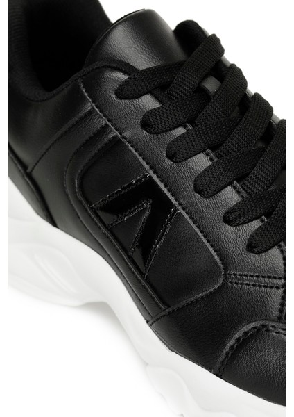 Trx24K-512 4Pr Siyah Kadın Sneaker
