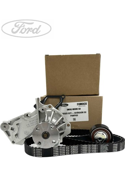 Fiesta 1.4 Benzinli Triger ve Devirdaim Seti 2006-2008 Ford Orijinal