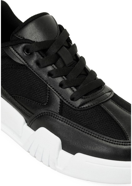 Trx24K-901 4Pr Siyah Kadın Sneaker