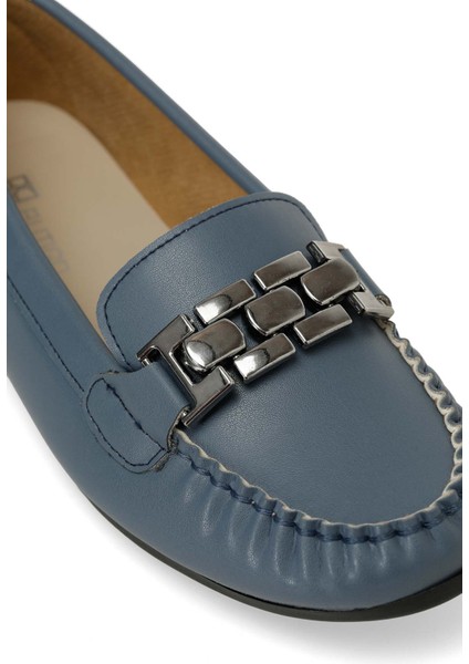24K-512 4pr Lacivert Kadın Loafer