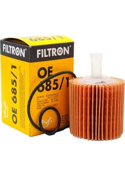 Toyota Yaris 1.4 D-4d Dizel Yağ Filtresi 2010-2011 Filtron