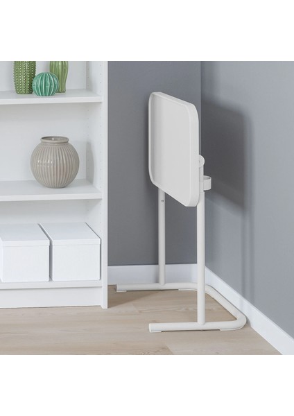 Björkåsen Laptop Sehpası 46 x 35 Beyaz Yüksekliği Ayarlanabilir ve Katlanabilir modelleri