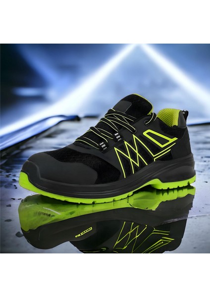 Iş Ayakkabısı S1 Demir Burunlu 36 Numara Çelik Ara Tabanlı Güvenlik Inşaatçı Ayakkabısı Bağcıklı fiyatları