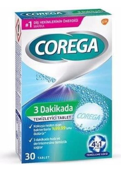 3 Dakikada Temizleyici 30 Tablet