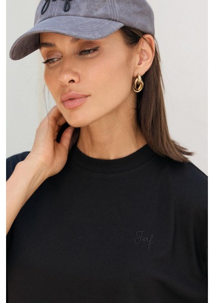 Aura Oversize T-Shirt Siyah fiyatları