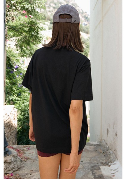 Aura Oversize T-Shirt Siyah modelleri