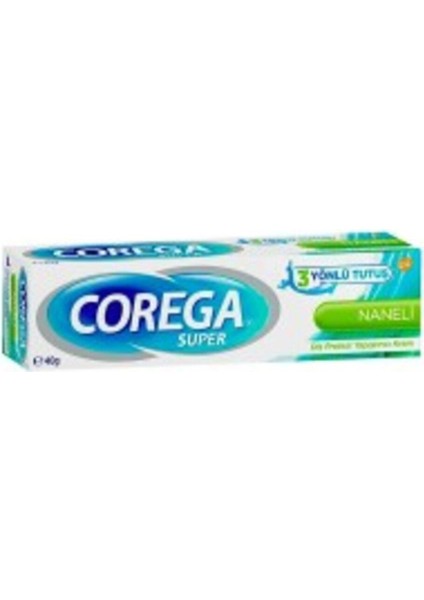 Süper Naneli Diş Protezi Yapıştırıcı Krem 40 gr ( 1 Adet )