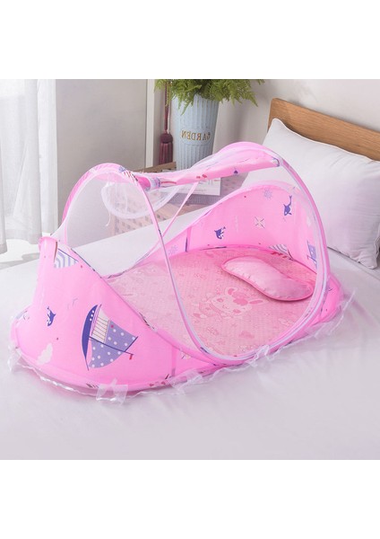 Bebek Cibinlik Örtüsü Katlanabilir Bebek Sivrisinek Önleyici Yatak Cibinlik 0-5 Yaş Bebek Için Uygun 125 * 60 * 65 (Yurt Dışından)