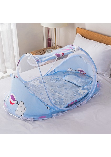 Yeni Bebek Cibinlik Katlanabilir Cibinlik Sivrisinek Önleyici Kapak 0-5 Yaş Bebek Için 125 * 60 * 65 (Yurt Dışından)