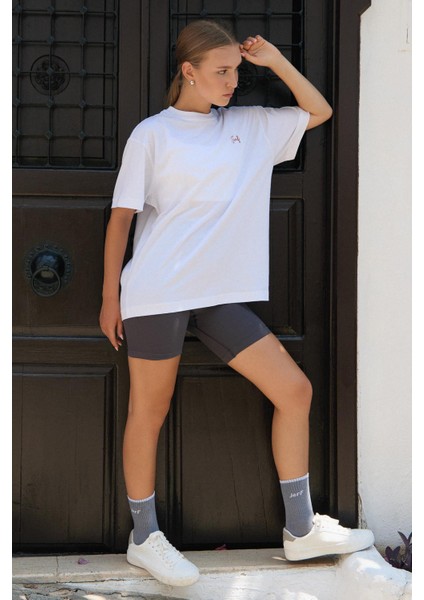 Aura Oversize T-Shirt Beyaz fiyatları