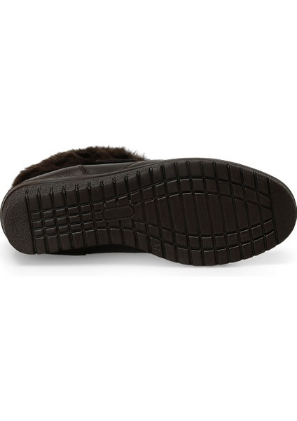 166673.Z4PR Kahverengi Kadın Dolgu Topuk Bot