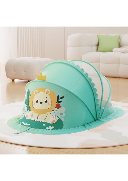 Bebek Cibinliği Bebek Sivrisinek Önleyici Örtü Katlanabilir Düşmeyi Önleyici Çocuk Tam Kapalı Ev Cibinliği 0-5 Yaş Bebek Için Uygun (Yurt Dışından)