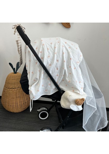 Yazlık Çocuk Arabası Cibinliği Tam Kapak Sivrisinek Önleyici Nefes Alabilen Karartma (Yurt Dışından)