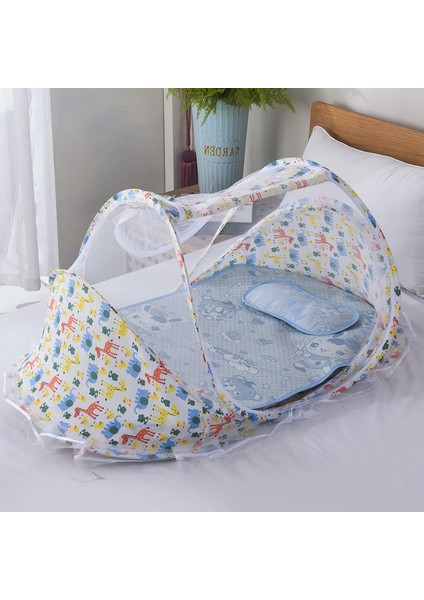 Yeni Bebek Cibinlik Katlanabilir Cibinlik Sivrisinek Önleyici Kapak 0-5 Yaş Bebek Için 125 * 60 * 65 (Yurt Dışından)