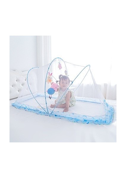 Bebek Katlanabilir Cibinlik Örtüsü Bebek Tam Örtü Tipi 0-5 Yaş Için Uygun Büyük 125 * 60 * 65 (Yurt Dışından)