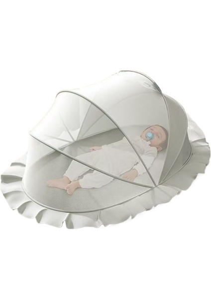 Bebek Çocuk Cibinliği Taşınabilir Katlanabilir Sivrisinek Önleyici Kapak Büyük 125 * 65 * 60 0-5 Yaş Için Uygun (Yurt Dışından)