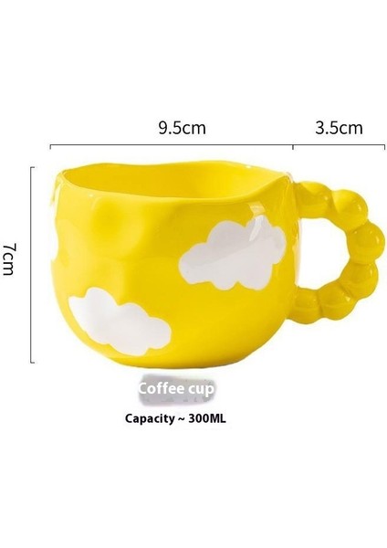 El Tutam Kahve Fincanı Sevimli Kız Kalp Seramik Fincan Ev El Boyaması Yüksek Değerli Ikindi Çayı Fincanı Su Dağı Yaratıcı Daklar (Yurt Dışından)