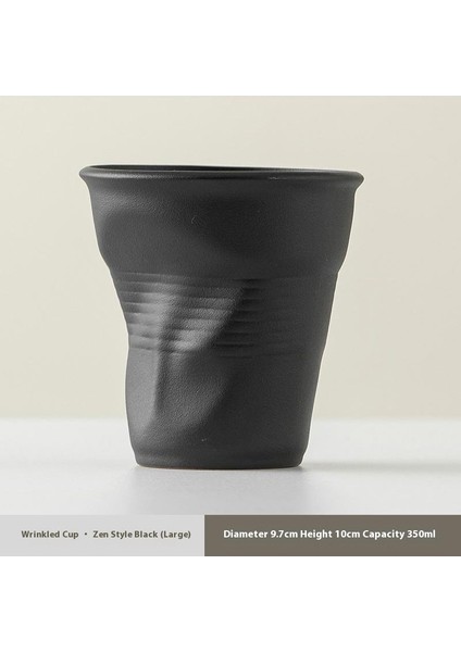 Vintage Kahve Kurı El Yapımı Pileli Kur El Tutam Kur Kahve Kurı Seramik Kağıt Kur Yaratıcı (Yurt Dışından)