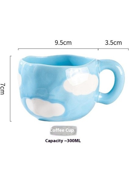 El Tutam Kahve Fincanı Sevimli Kız Kalp Seramik Fincan Ev El Boyaması Yüksek Değerli Ikindi Çayı Fincanı Su Dağı Yaratıcı Daklar (Yurt Dışından)