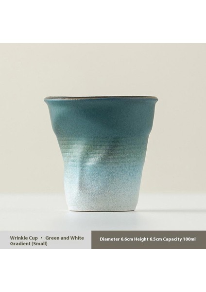 Vintage Kahve Kurı El Yapımı Pileli Kur El Tutam Kur Kahve Kurı Seramik Kağıt Kur Yaratıcı (Yurt Dışından)