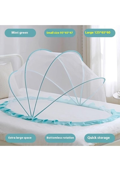 Sivrisinek Önleyici Bebek Cibinliği Sivrisinek Önleyici Örtü 0-5 Yaş Için Uygun Katlanabilir Cibinlik (Yurt Dışından)