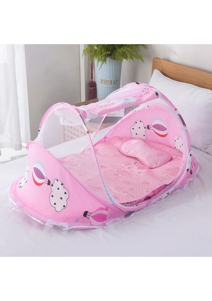 Yeni Bebek Cibinlik Katlanabilir Cibinlik Sivrisinek Önleyici Kapak 0-5 Yaş Bebek Için 125 * 60 * 65 (Yurt Dışından)