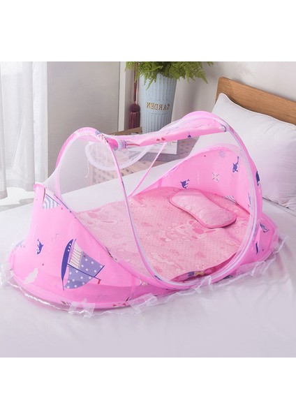 Yeni Bebek Cibinlik Katlanabilir Cibinlik Sivrisinek Önleyici Kapak 0-5 Yaş Bebek Için 125 * 60 * 65 (Yurt Dışından)