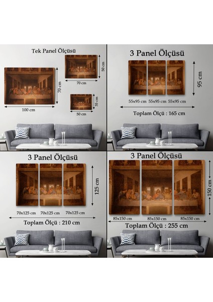 Da Vinci'nin Son Akşam Yemeği Kanvas TABLO-5188