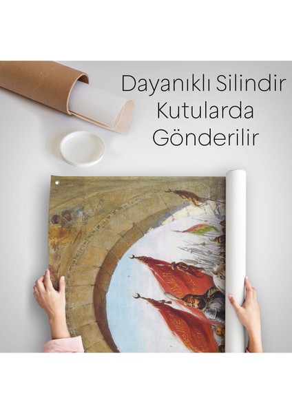 Fausto Zonaro Fatih Sultan Mehmet Istanbul'a Girişi Duvar Örtüsü - HALISI-5298 indirimleri