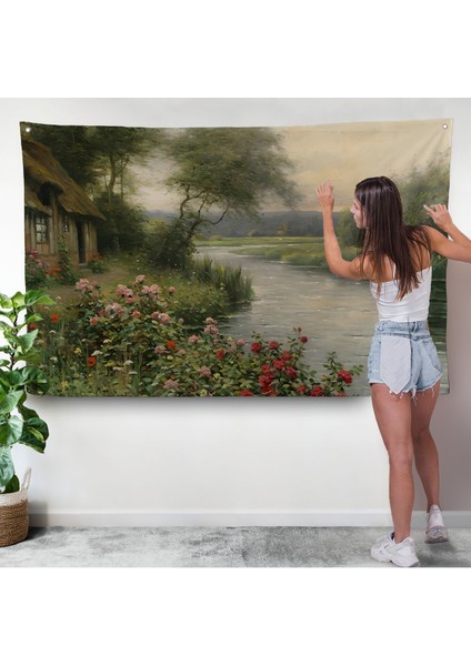 Louis Aston Knight, A River In Normandy Isimli Duvar ÖRTÜSÜ-7005 modelleri