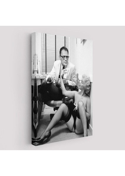 Marilyn Monroe ile Arthur Miller Duvar TABLOSU-6063