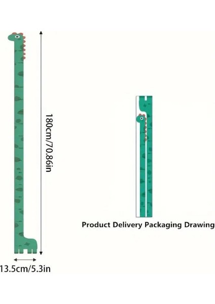 Sevimli Dinozor Boy Ölçüsü Sticker fiyatları