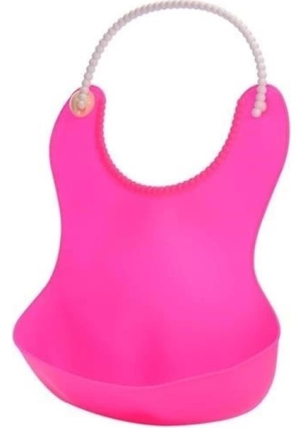 Çocuk Bebek Mama Önlüğü Dökülme Engelleyici Bükülebilir Pembe modelleri