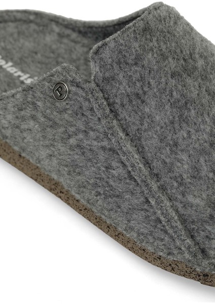 608060.M4PR Gri Erkek Ev Terliği