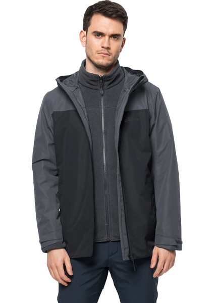 Taubenberg 3in1 Erkek Gri Outdoor Ceketi